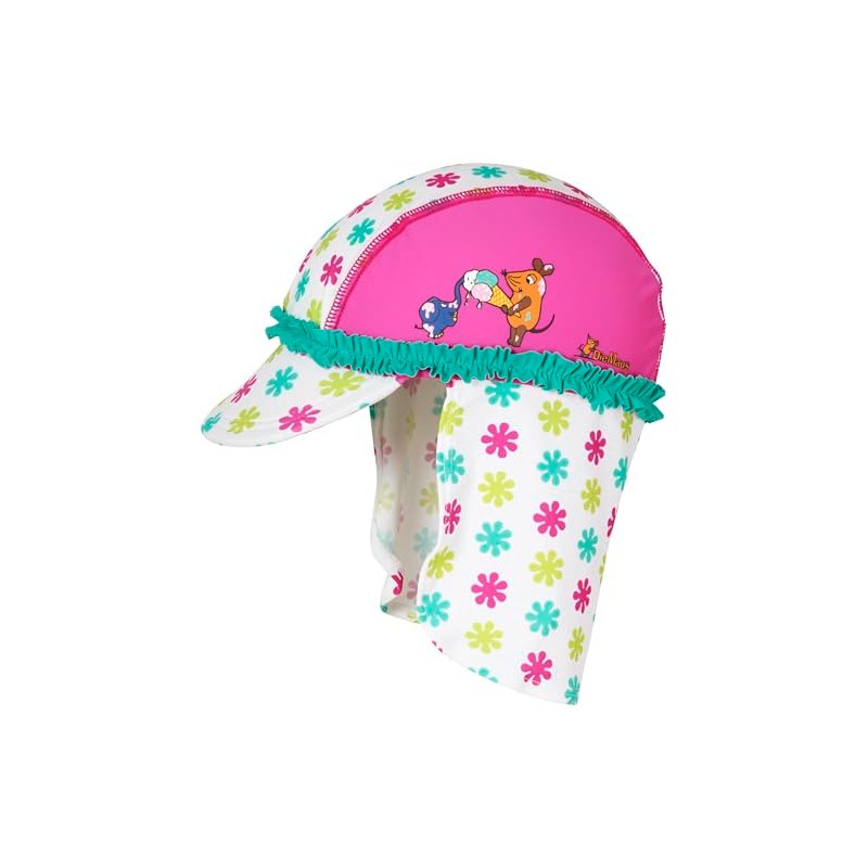 Playshoes Swimming Cap Headgear Unisex Children, The Mouse Flowers, 49