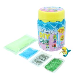 SLIMY DIY Collectible Mermaid - 500 g Original Slimy Slime Play Mass, Fun for Children, Slime to Make Yourself Including Fun Collectible Figure, Elastic Play Clay (Toy from 5 Years)