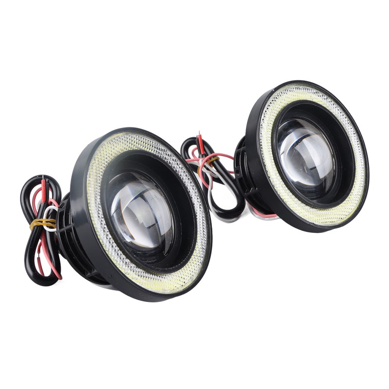 3.5in Car Fog Light Aluminum Housing Waterproof Bright LED Universal