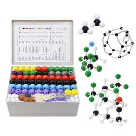 Surplex 444 Pieces Organic Chemistry Molecular Model Set Scientific Chemistry Atom Molecular Models Left Teaching Kit Inorganic Structures Atom Link Model for Teachers Students Chemistry Lessons