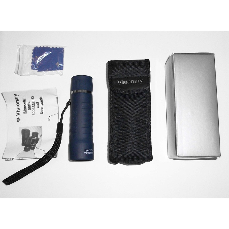 Visionary 10x25 DX-m Monocular - Ultra Compact, Light Weight -