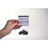 Black Rubber Washer Large Rubber Washers 1 1/4" OD x