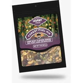 Levant Foods Forest Fuel Mix, Trail Mix with Almonds, Walnuts, Cranberries, Dates, Peanuts, Cashews and Pumpkin Seeds, 7 oz