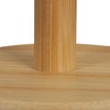 Relaxdays Standing Kitchen Roll Holder Bamboo Roll Holder for Kitchen,