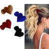 Heart Hair Claw Clips Medium High Ponytail Hairpins Small Claw