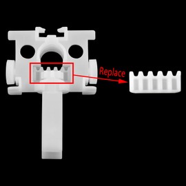 ZZLZX 10PCS Vertical Curtain Repair Gear, Gear Comb for Vertical Blind, Repairing Vertical Blinds Replacement Rods