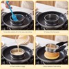 12 Pcs Crumpet Rings 10cm Stainless Steel Baking Rings for