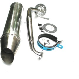 Performance Exhaust System Muffler for GY6 139QMB QMB139 1P39QMB 4 Stroke 150CC Scooters