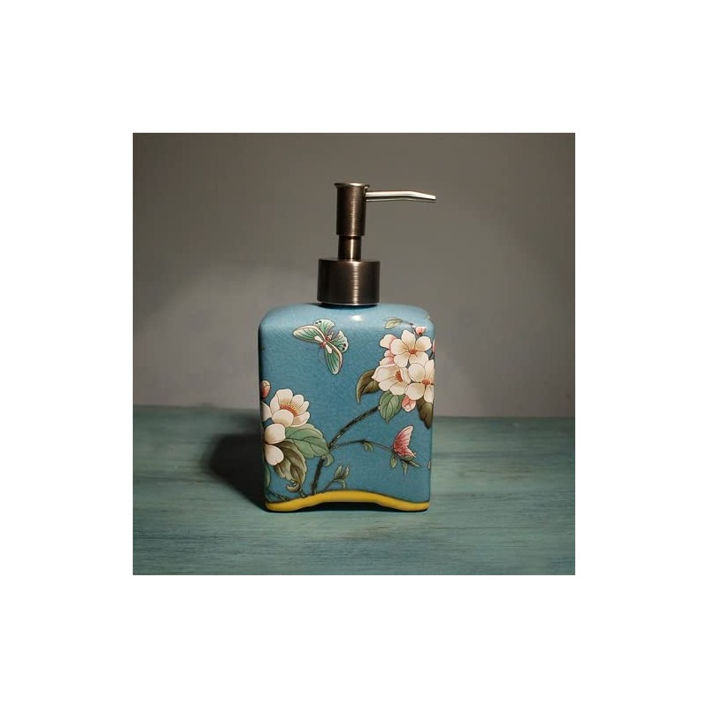 Bicuzat Ceramic Soap Dispenser, Lotion Bottle, Soap Bottle with Removable