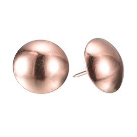 sourcing map Upholstery Tacks Nail Pins Furniture, 50Pcs 25x25mm Thumb Tack Pins Assortment Kit Carbon steel for Home Sofa DIY Decorative Nail Heads Nails, Rose Gold