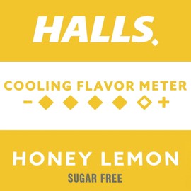 SCHMIDT EMPIRE Halls Honey Lemon Sugar Free Cough Drops - Hall Sugar Free - Cough Drops, Sugar Free Cough Drops, Cough Drops Sugar Free (Honey Lemon) Bags of 25 Drops (Pack of 3)