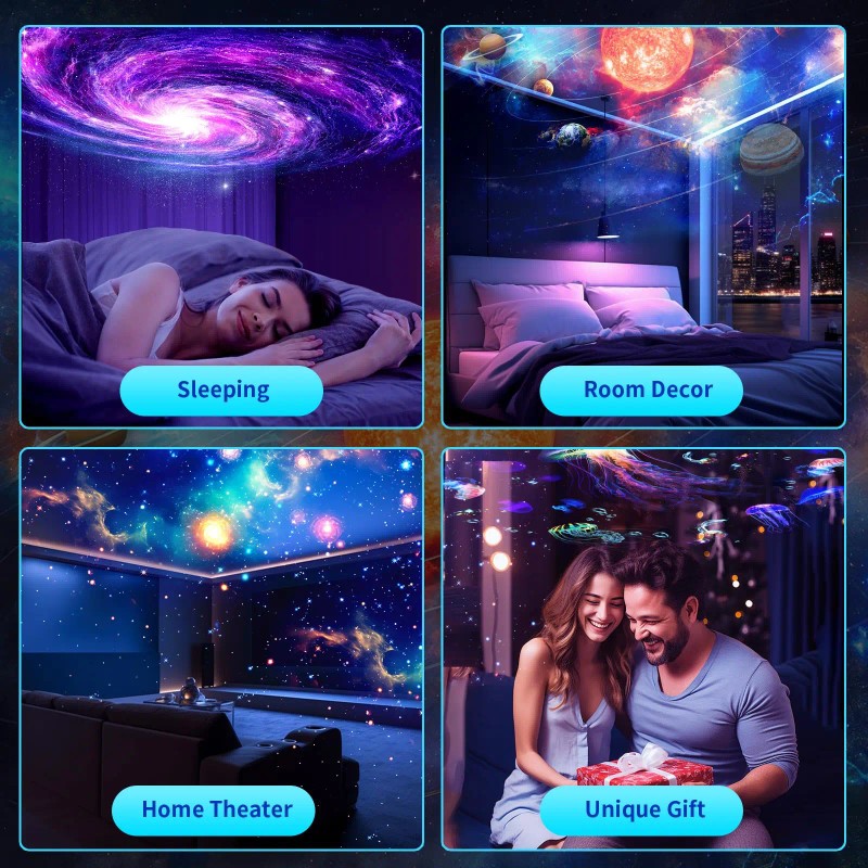2025 Upgraded Projector, HD Brighter Wider Projection Planetarium Star ProjectorLamp