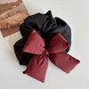 Soft Ponytail Holders for Curly & Long Hair, Multicoloured Bow