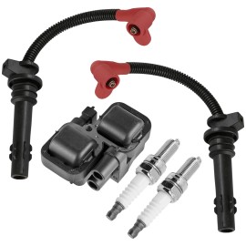 Caltric Ignition Coil & Spark Plugs For Polaris RZR PRO XP / RZR PRO XP 4 2020-2024