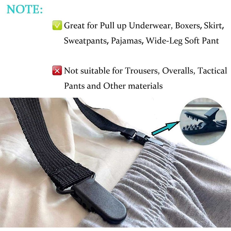 Fanwer Clip Pull Dressing Aid 2 Pack Pants Support for