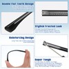 Heclia Glasses Replacement Arms Legs 2 Pairs with Eyeglasses Fix