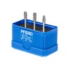 PFERD 3-Piece Carbide Bur Set – Micro Cut, 1/8" Shank,