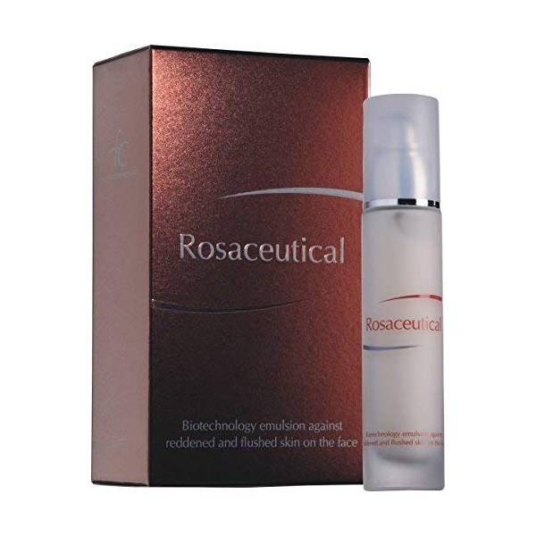 Cosmeceuticals Rosaceutical Biotechnology Emulsion against reddened and flushed skin on
