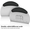 Dough Scraper, Pastry Scraper, Bench Scraper, Multi-Purpose Stainless Steel Griddle