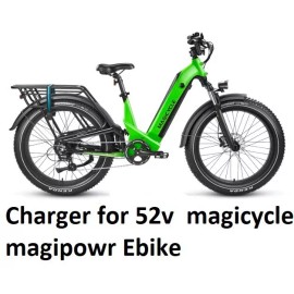 magicycle ocelot pro deer special 3 Prong 52v 58.8V AC Adapter battery Charger for magicycle ocelot pro deer ebike special 3 Prong 52v 58.8V