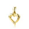 Miore MA984P 9 ct Yellow Gold Diamond Heart Pendant