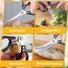 Kitchen Scissors All Purpose- Stainless Steel Kitchen Shears for Food