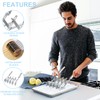 5-Wheel Professional Pastry Cutter - Stainless Steel Pizza & Dough