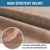 H.VERSAILTEX Velvet Dining Chair Covers Stretch Chair Covers for Dining