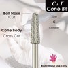 C & I Nail Drill Cone Bit, Professional Nail Drill