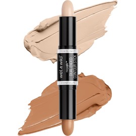 MegaGlo Dual barra de contorno e Iluminador para cara,base multiusos, corrector ojeras, bronzer, contour suave y natural, Bronzer con aplicador en barra, fácil de usar y difuminar, acabado mate, vegano, libre de parabenos
