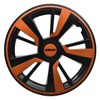 OMAC - Black with Orange Hub Caps 16 Inch Set