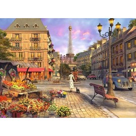 Ravensburger Puzzle 12000198 - Puzzle de 500 Piezas, diseño de Paseo por París