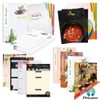PRICARO Recipe Folder Complete Set "Querbeet", A4, 8 Pieces
