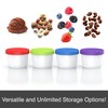 BALCI - 8oz Mini Ice Cream Containers with Silicone Lids
