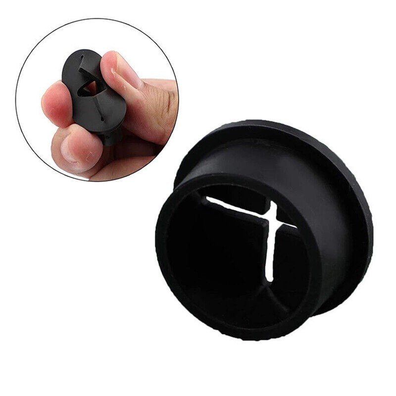 12 Pcs Black Rubber Grommets 20mm Cable Cord Grommet Desk