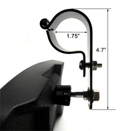 XKMT- UTV Rear View Convex Mirror Grab Handle 1.75" Compatible with Side POLARIS RZR XP 1000 900 800 RZR