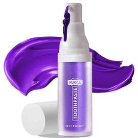 Purple Toothpaste White Teeth, Purple Teeth for Whitening Teeth, Purple Toothpaste White Teeth Blueberry Flavour 30 ml