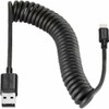 Insignia Apple MFi Certified 6' Coiled Charge-and-Syn