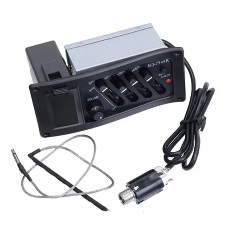 Guitar Box Pickup 4 Band Equalizer Classical Folk Acoustic Parts