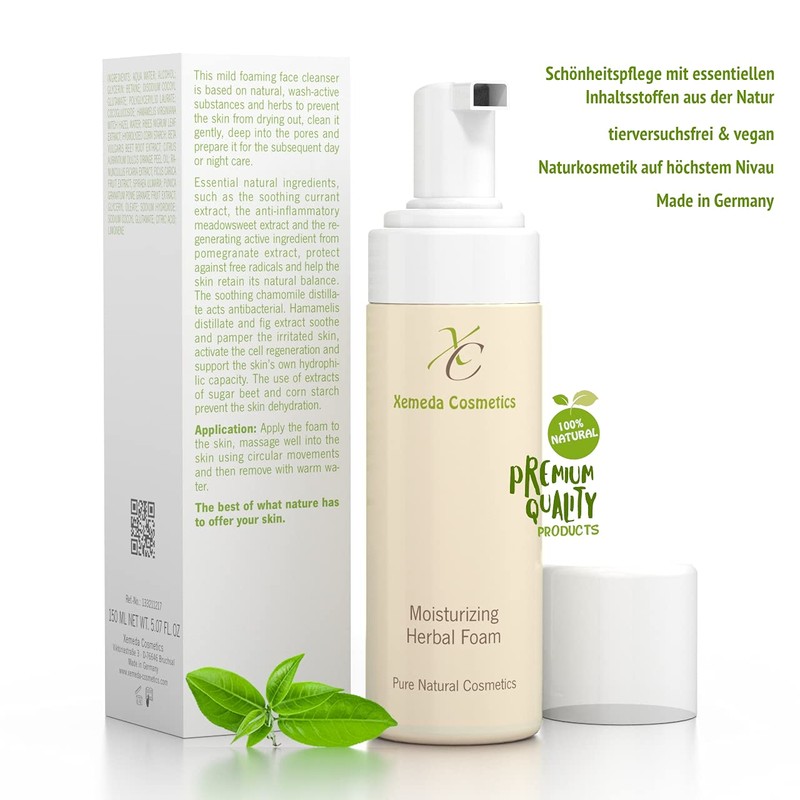 Herbal Cleansing Foam - for a gentle and gentle facial