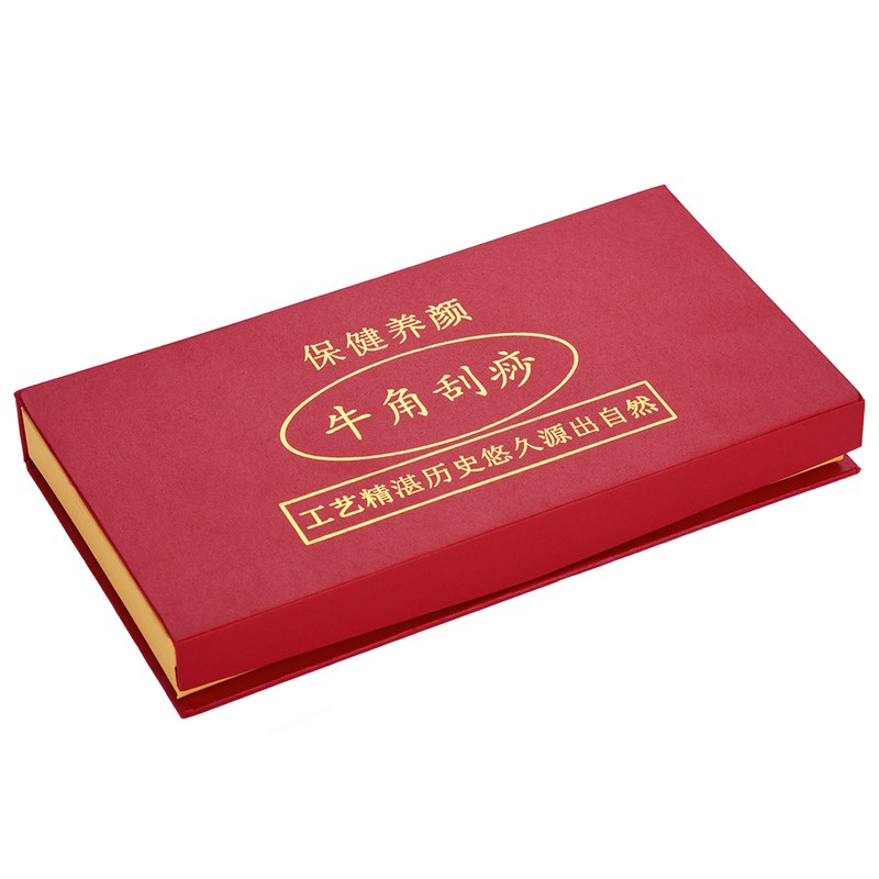 Horn Scraping Plate Set Massage Health Relaxation Natural Facial Body