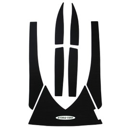 Hydro-Turf 2-Tone Cut Groove Jet ski mats Compatible with Sea-Doo GTX 03-08, GTX 4-tec 02-05, RXT-X (Black on Yellow)