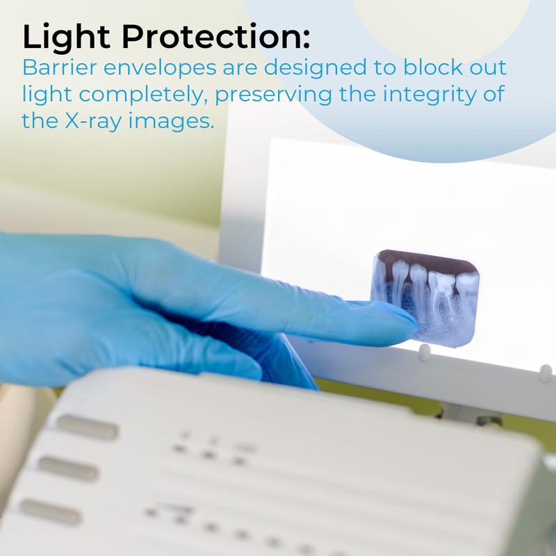 VSDent X-Ray ScanX Dental Digital Barrier Envelopes -100pcs 37x54mm (Size#2)