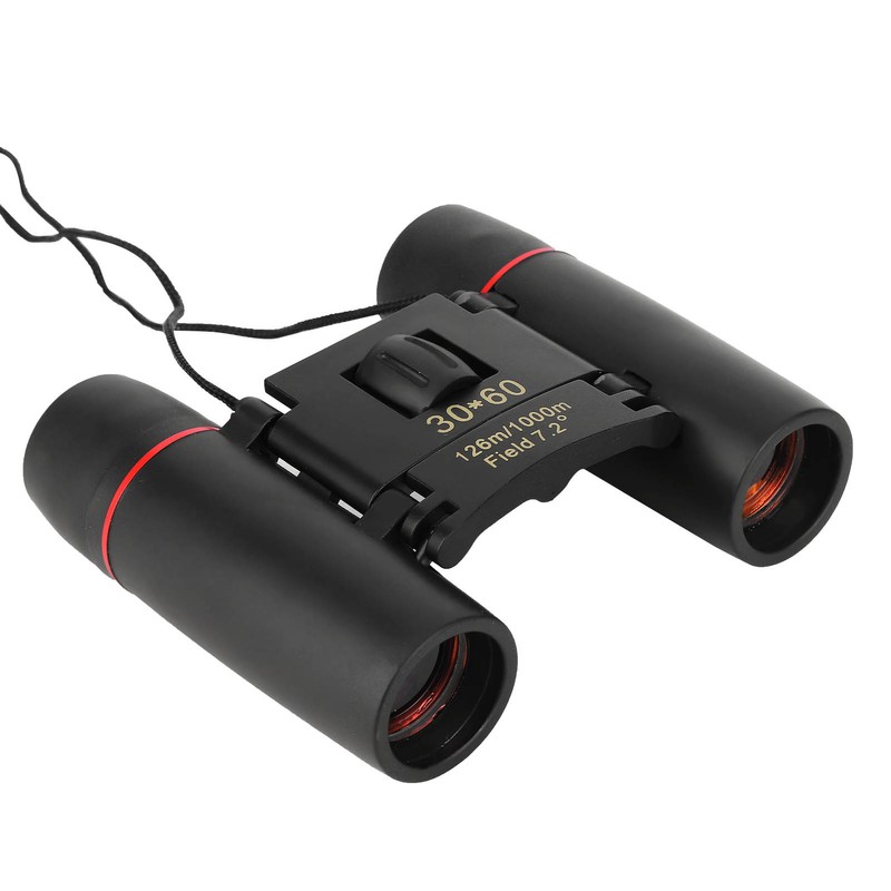30x60 Zoom High Definition Folding Binocular Telescope for Outdoor Travel