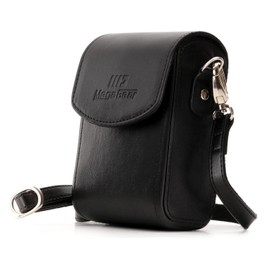 MegaGear Nikon Coolpix A900 Leather Camera Case With Strap - Black - MG882