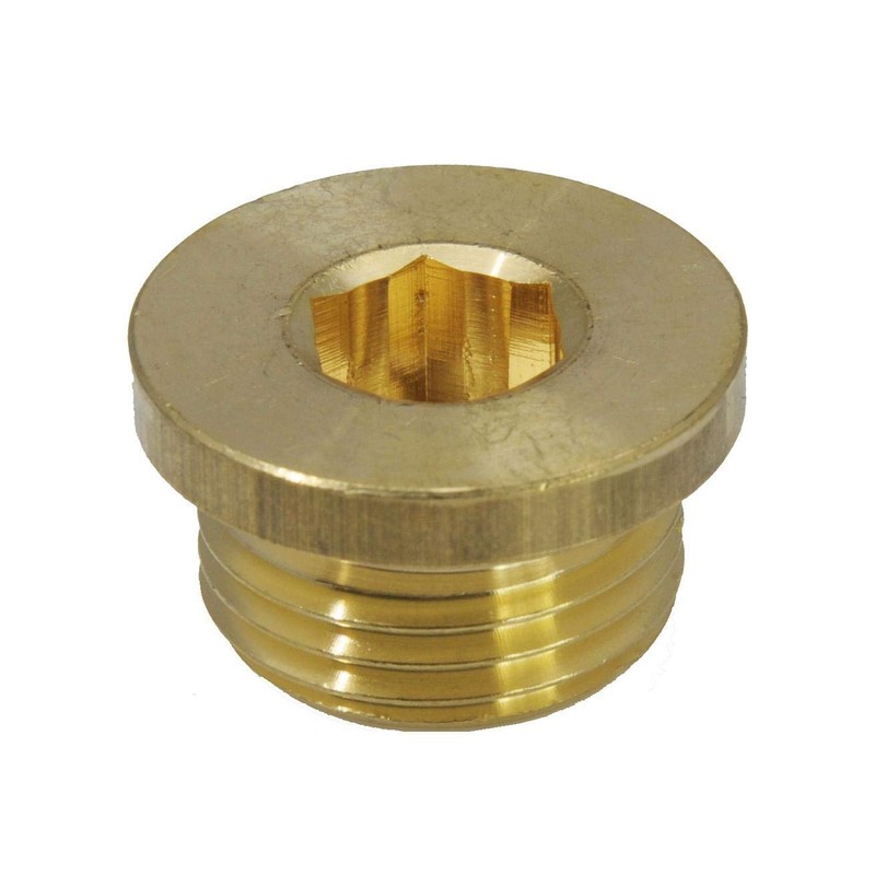 Sealing plug with hexagon socket and cylindrical thread G 1