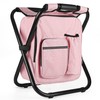 Kikerike Backpack Stool Cooler Chair Heavy Duty 400 LBS Max