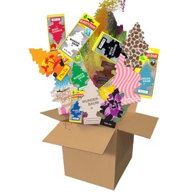 Wunderbaum Car Air Freshener Air Freshener Fragrance Tree Fragrances: Pack of 5 + Light Tribe Pencil (Fragrance Mix, Pack of 5)