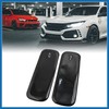 A ABSOPRO 2 Pcs Black Rubber Car Front Rear Bumper