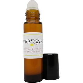 TCEShop Lemongrass Scented Body Oil Fragrance [Roll-On - Gold - 1/3 oz.] - ID#31890